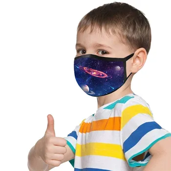 

10PCS Children Printed Outdoor Reusable mascarillas Washable Outdoor Breathable Face Mask mascarillas lavables adulto P813