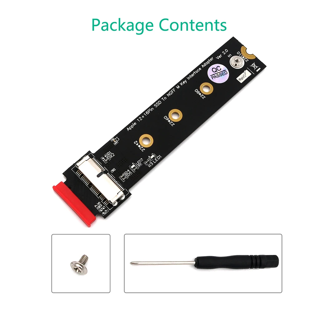 M.2 адаптер PCIe SSD на M.2 ключ M адаптер карты для 2013 MacBook Air Pro retina M.2 SSD конвертер на NGFF M2