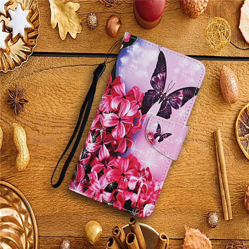 For Samsung Galaxy A52 Phone Case Cute Animal Leather Flip Stand Case For Samsung A52 Cases A52S A 52S 5G Wallet Book Cover Capa kawaii samsung cases