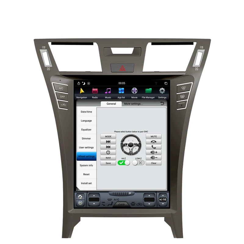 Clearance NAVITOPIA 12.1inch 4G+64GB Tesla Style Vertical Screen Android 8.1 Car DVD GPS Navigation for Lexus LS460 15