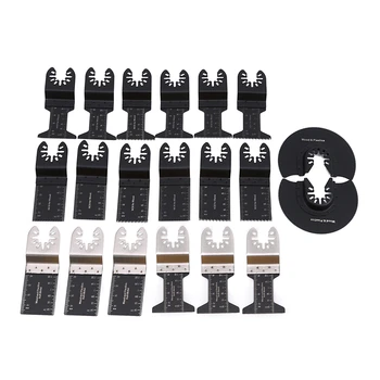 

Oscillating Saw Blades 25 Professional Metal Wood Multitool Blades Quick Release Cutting Blade Fit Porter Cable Craftsman