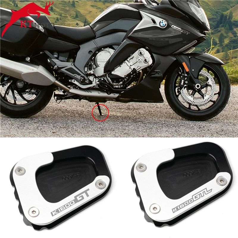 Kickstand Side Stand Enlargement Enlarger Pad For BMW K1600B K1600GT GTL 2017-20 Kickstand Side Stand Enlargement Enlarger Pad For BMW K1600B K1600GT GTL 2017-20