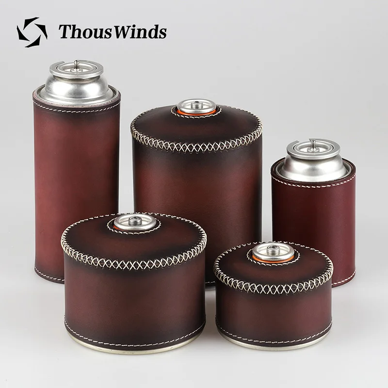 Leather Gas Cover Thous Winds Stove Gas Tank Cover Vintage Stove