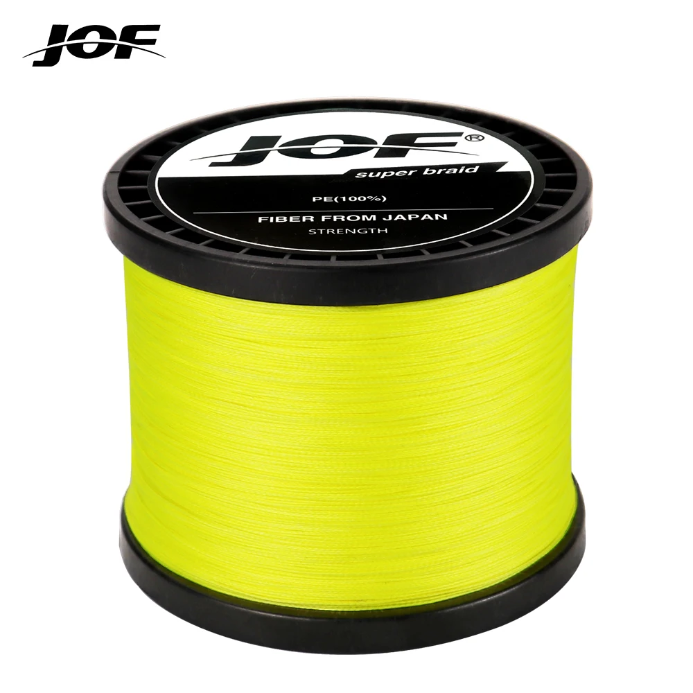 JOF 4 Strands Fishing Line Multifilament 300M 500M 1000M Carp Fishing Japanese Braided Wire Cord Accessories Sea fishing line fishing tackle