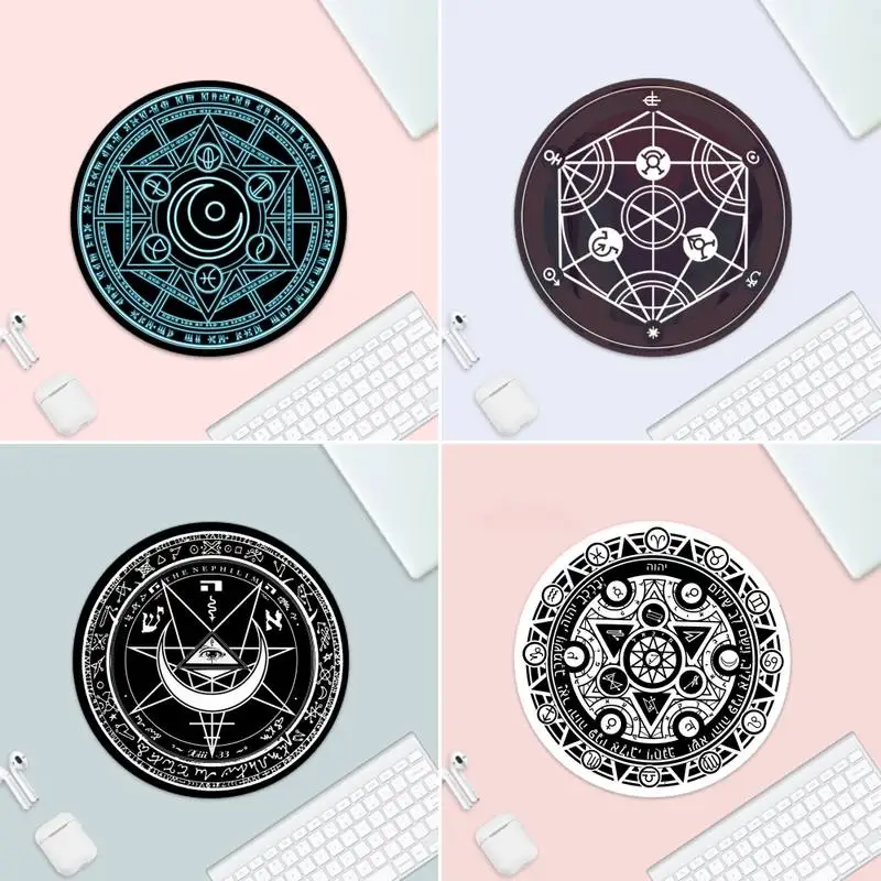 Металлическая игровая скоростная мышь Alchemist Magic Circle розничная продажа маленькая