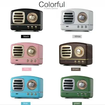

Retro Bluetooth Speaker HM11 altavoz bluetooth tronsmart soundbar Mini Speakers Loudspeaker boombox 3D Stereo HiFi Sound TF