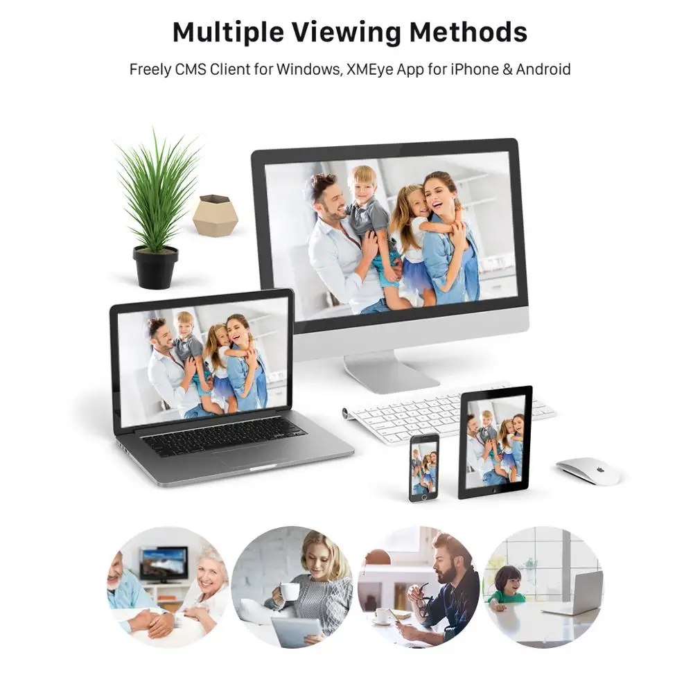 IP камера BESDER Беспроводная с поддержкой Wi Fi 1080P 2 Мп функцией оповещения по