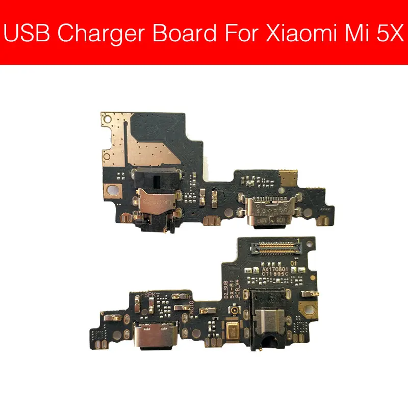 USB разъем Scoket Соединительная плата для Xiaomi mi 4 4c 4i 4S mi 5 5c 5S 5X6 6X8 SE CC9 CC9E Plus Lite usb зарядная док-станция - Цвет: Mi 5X
