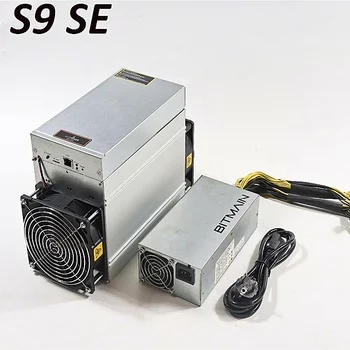 

AntMiner S9 SE 16TH/S With Power Supply BTC BCH Mining Better Than Antminer S9 13.5t 14t S9k S11 S15 S17 T9+ T15 T17