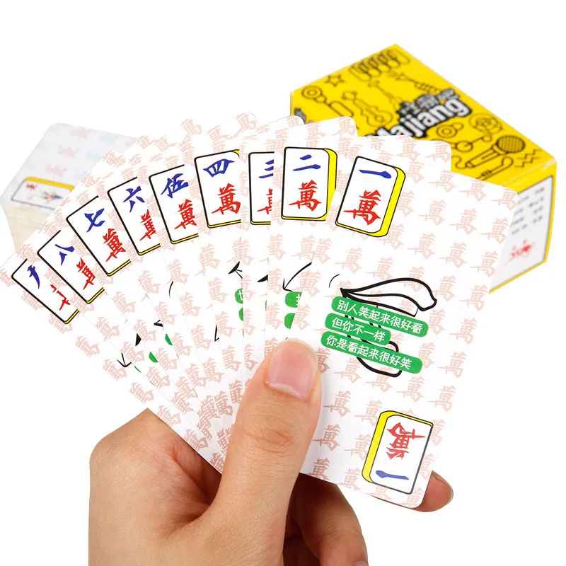 

Mahjong Solitaire Tucao It Playing Cards Card Portable Silent with Tucao Character