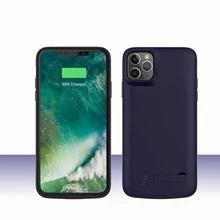 Чехол для зарядного устройства для iPhone 11 Pro Max 6 6s Plus 7 8 Plus X XR XS Max чехол для аккумулятора тонкий внешний аккумулятор 5000-8000 мАч