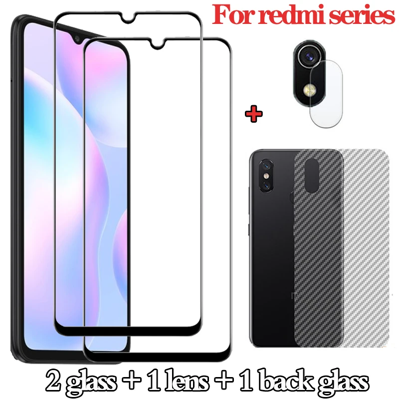 4 в 1 стекло для задней линзы xiaomi redmi 7a 8a 9a 9c glass защитное на очки защитная пленка