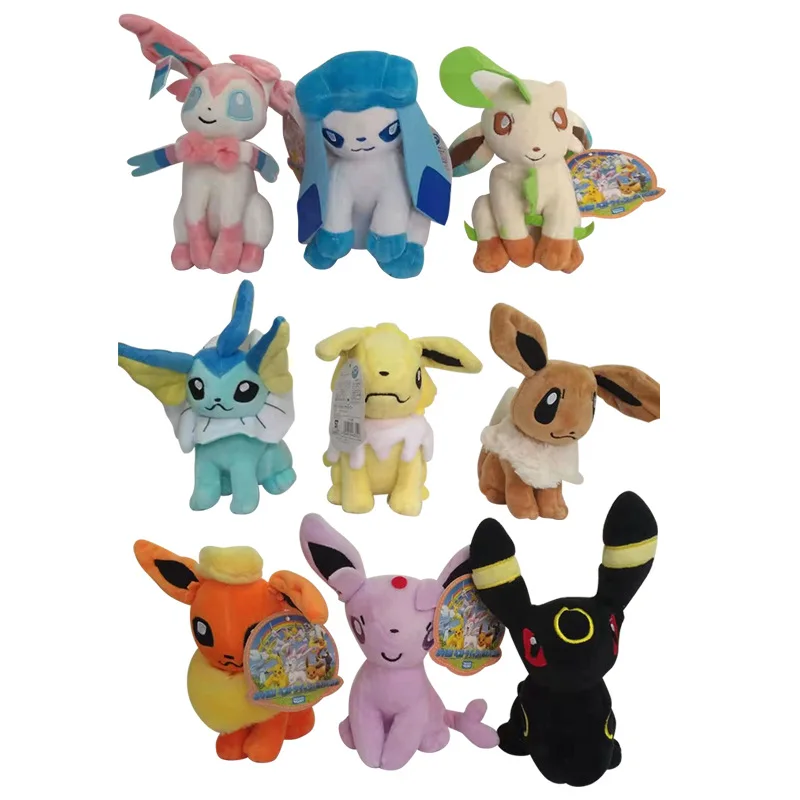 

20lot (9pcs/lot) Wholesale Eevee Family Cotton Pludh Doll Toy