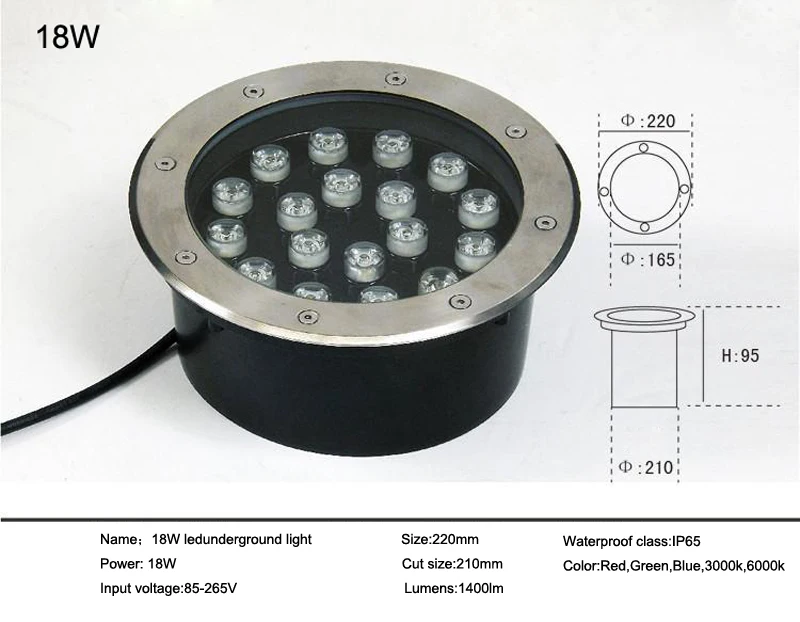 Landscape Light, Subterrâneo, Novo, 1W, 3W, 5W, 6W, 7W, 9W, 12W, 15W, 18W