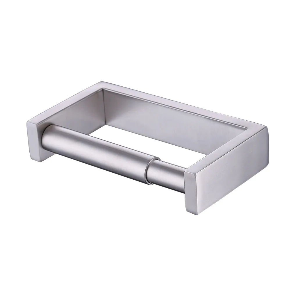 

Tissue Hanging Roll Wall Mount Hardware Home Rustproof Accessories Toilet Paper Holder Practical Simple Stainless Steel Bathroom