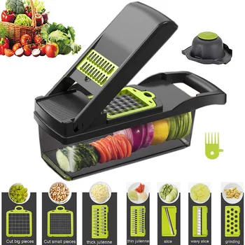 

Vegetable Cutter Multifunctional Grater Slicer Carrot Potato Peeler Onion Steel Blade Mandoline Fruit Tools Kitchen Accessories