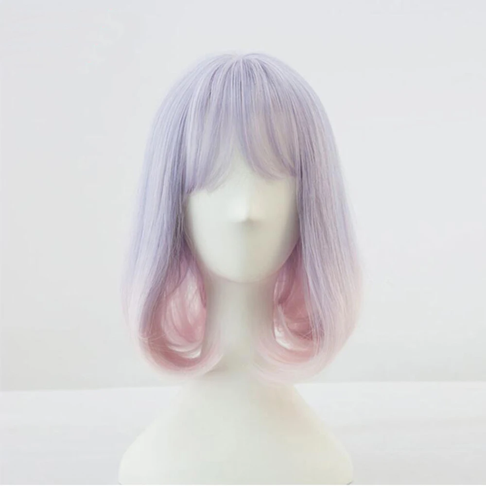 LIVA_GIRL_NEW_High_quality_Purple_gradient_pink_Synthetic_Hair_Cosplay_Wig_lolita_wig_Costume_Play