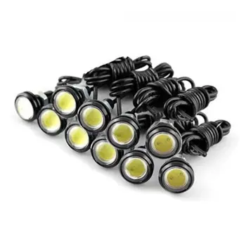 

10pcs 12V 24V 23MM LED Eagle Eye Light Car Fog DRL Daytime Reverse Parking Signal Yellow Amber Blue White Red