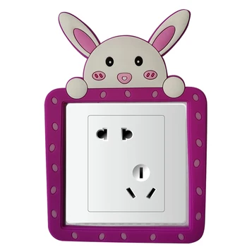 

Creative Power Socket Stickers Home Decoration Cartoon Waterproof Cute Switch Stickers Wall Stickers