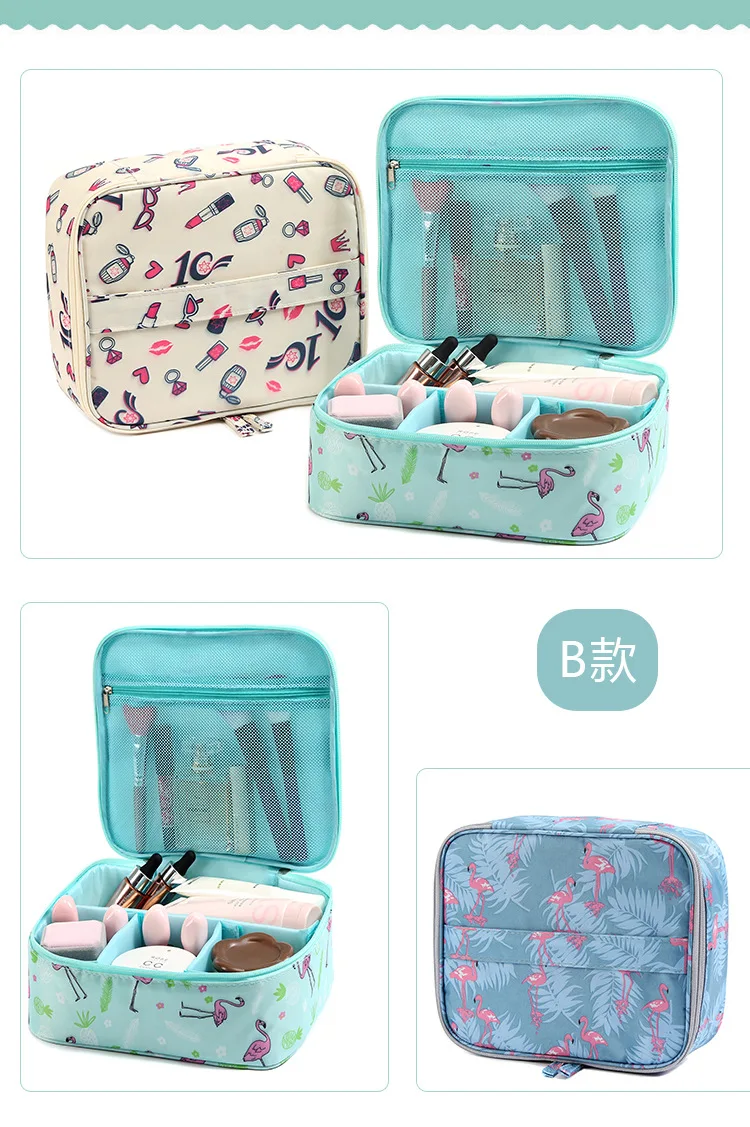 High Quality Travel Cosmetic Bag Convenient Waterproof Travel Storage Accessories Ladies Multifunctional Portable Cosmetic Bag