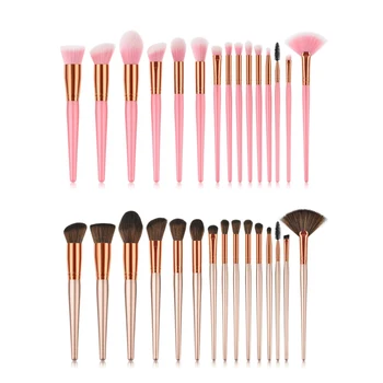 

Makeup Brush Set 15pcs High Quality Natural Synthetic Hair Make Up Brush Tools Kit Professional Makeup Brushes