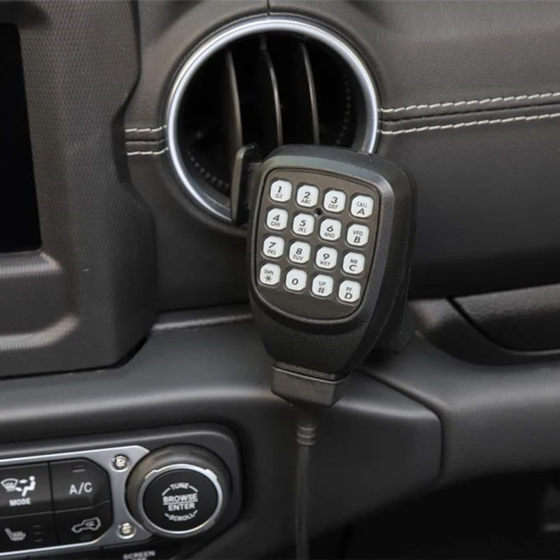 Cb микрофон держатель ручной микрофон Радио рация кронштейн крепление для Jeep Wrangler Jl автомобильные аксессуары