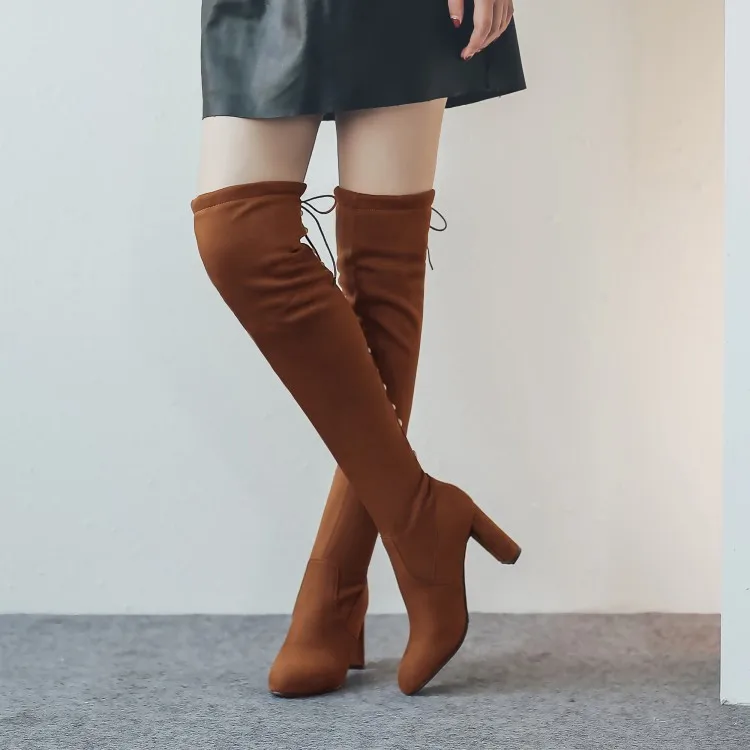 

Big Size 9 10 11-17 thigh high boots knee high boots over the knee boots women ladies boots shoes woman winter boots women pearl