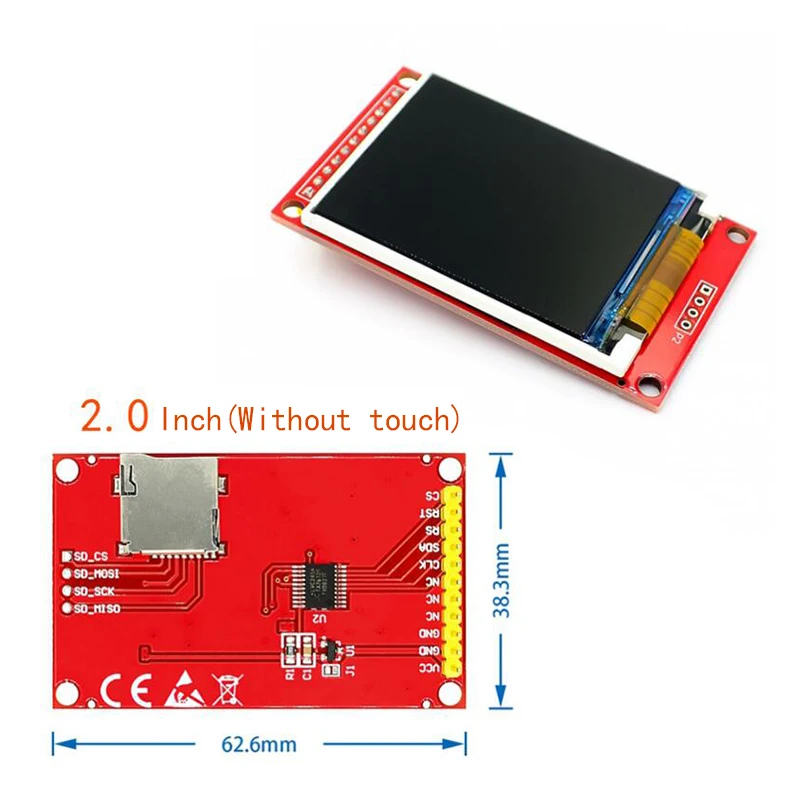 TFT ÷ ũ LCD ÷  ̺, 1.44/1.8/2.0/2.2/2.8 ġ, ST7735, ILI9225, ILI9341 ̽, SPI 128*128, 240*320