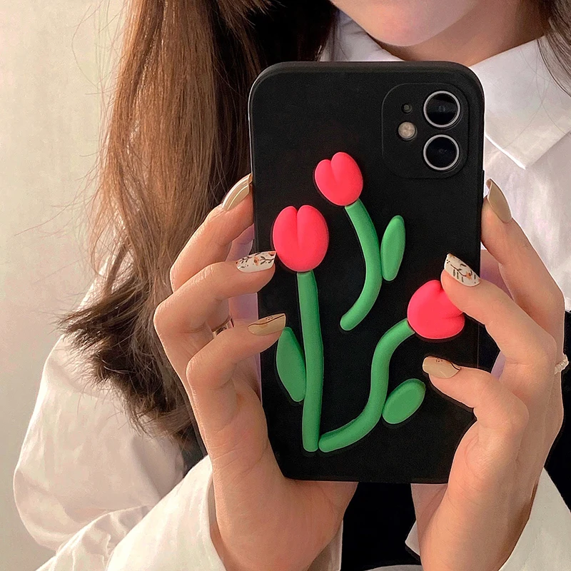 3D Цветочная фотография для OPPO Realme X XT X2 Q2 Q3 Pro V3 V5 V11 V13 V15 X7 PRO 5 5i 6i C3 C11 6 7 8 C2 C17 Cute fresh |