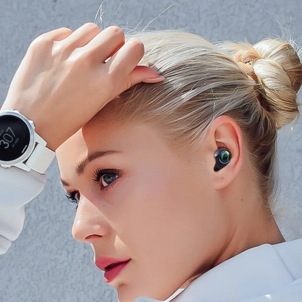 300h Long standby Bluetooth G05 5 1 TWS Earphone USB Wireless Earbuds noise reduction key Control Prevent accidental touch