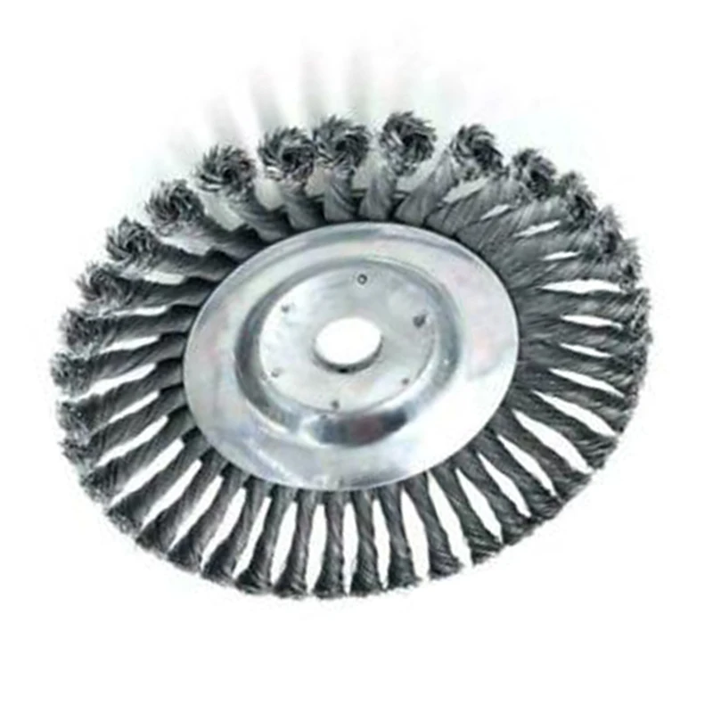 

Deburring Steel Wire Wheel Silver 20*20*5.7cm Disc Landscaping Grinder Polisher Accessories