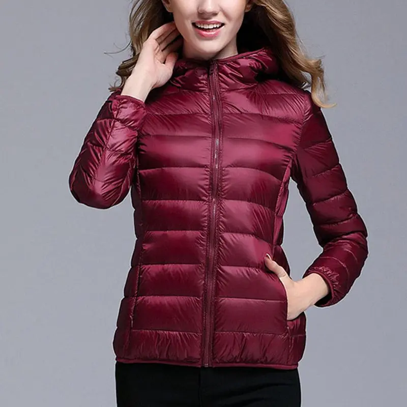

Mferlier Autumn Winter New Parkas Ladies Hooded Long Sleeve Solid Sim Warm Plus Large Size 5XL 6XL 7XL Womens Winter Coat
