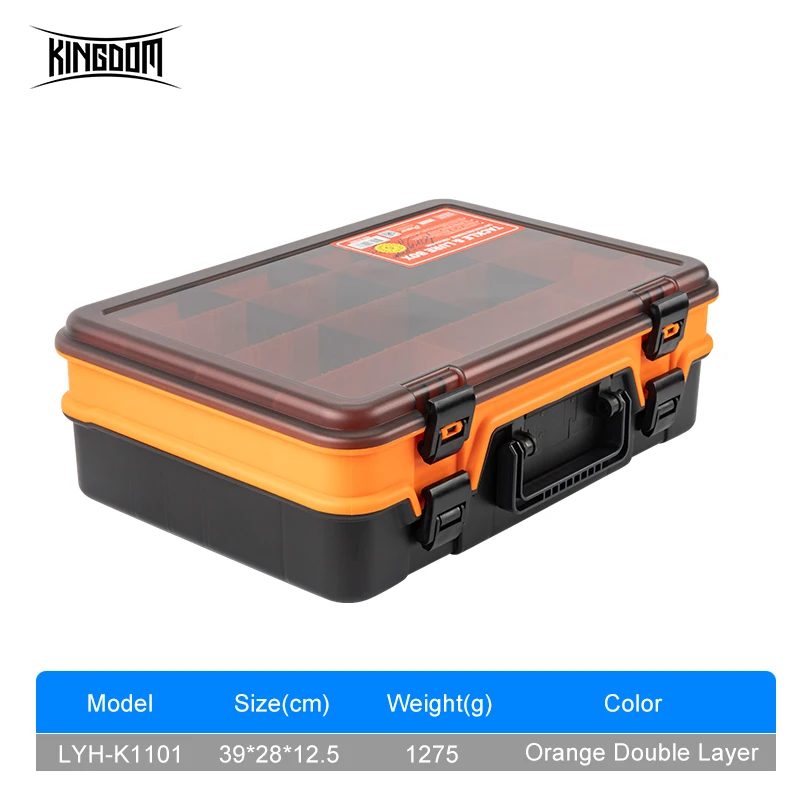 ILURE Double Sided Fishing Tackle Boxes Carp Fishing Accessories Tool Lead  Hook Minnow Bait Storage Box Wobblers New Pattern - AliExpress