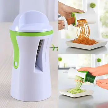 

High Quality Slicer Vegetable Slicer Shred Device Spiral Carrot Radish Cutter Grater Cooking Kitchen Tool