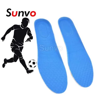 安い スポーツメモリ泡アーチサポートのためのスポーツインソールフラット足のランニング衝撃吸収ヒールクッションマッサージ靴インソール