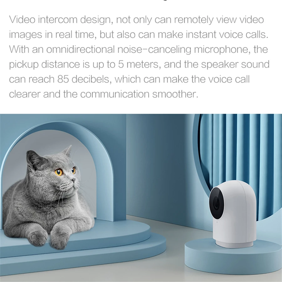 Aqara G2H Smart Camera 1080P HD with Gateway HUB Function Night Vision Zigbee Video IP Camera For Xiaomi  Aqara Home Homekit