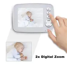Children Monitor Wireless Digital Video Kids Baby Sleeping Monitor LCD Display Screen Audio Video Receiver Night Vision Home