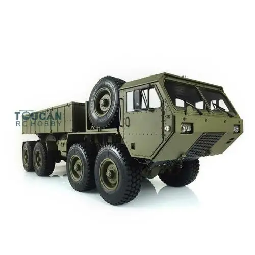 1/12 RC военный самосвал Модель 8*8 двигатель для шасси звукосветильник радио