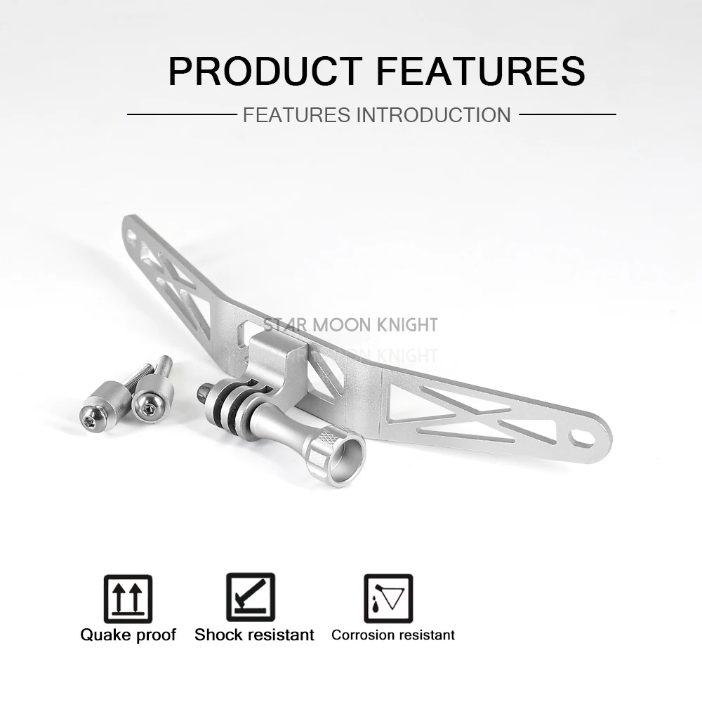 고프로 카메라 브래킷 캠랙용 오토바이 액세서리 레코더 홀더, BMW R1200RT R 1200 RT 2014 온 R1250RT R 1250 RT