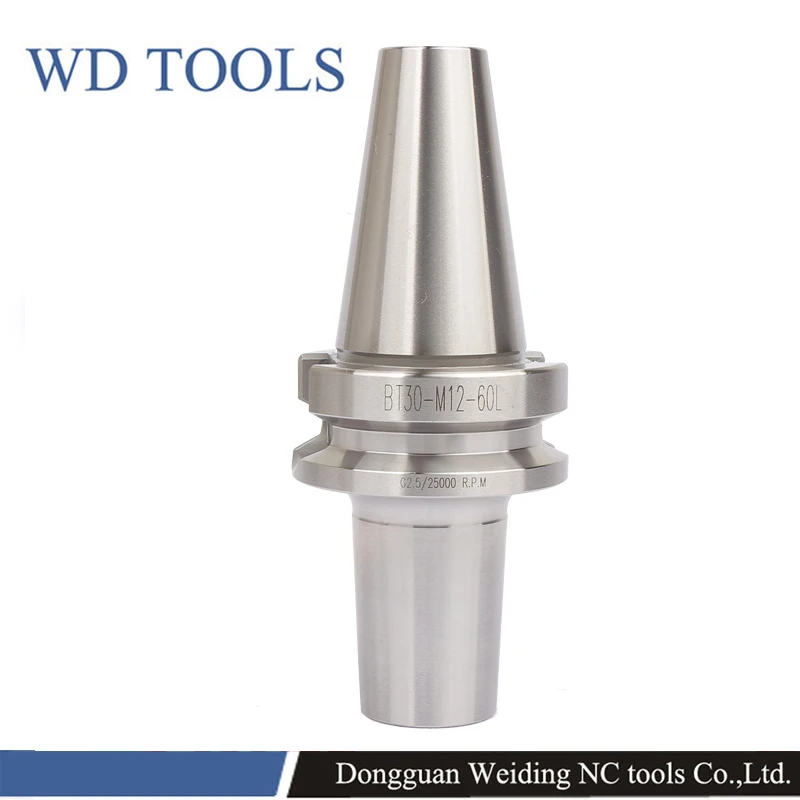 CNC machine holder BT30 M8 M10 M12 M16 50 60 100 BT30 collet chuck tools holder Locking teeth holder