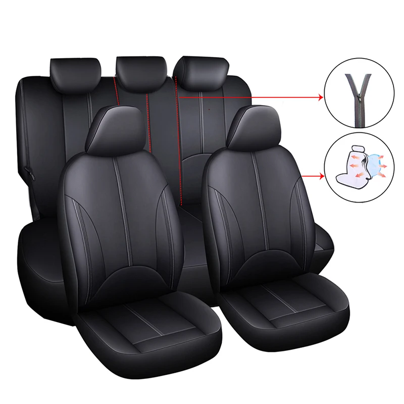 SUZUKI IGNIS FRONT /& REAR CAR FULL SET SEAT COVERS CLOTH BLACK 00-08