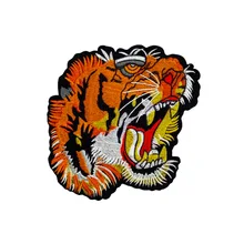 Утюжок на Патч Тигр футболка Передача термо-Стикеры для одежды Аппликации одежда патчи для глажения применение высокого качества голова тигра