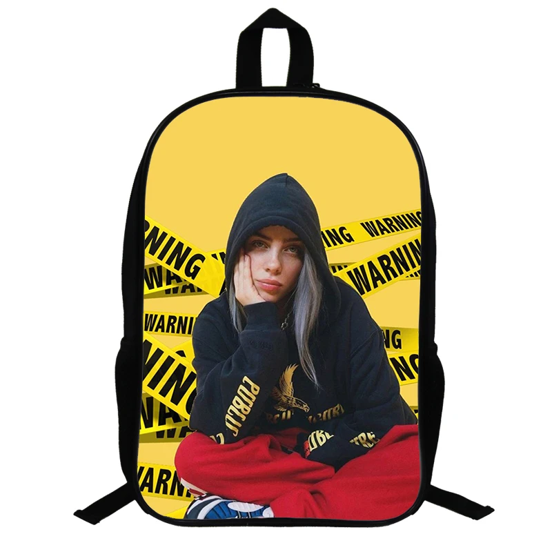 Тикин певец Рэппер Billie Eilish Детский рюкзак для девочек в стиле хип-хоп подростковые школьные сумки Популярные Мультяшные женские рюкзаки с изображением паука для девочек - Цвет: 16