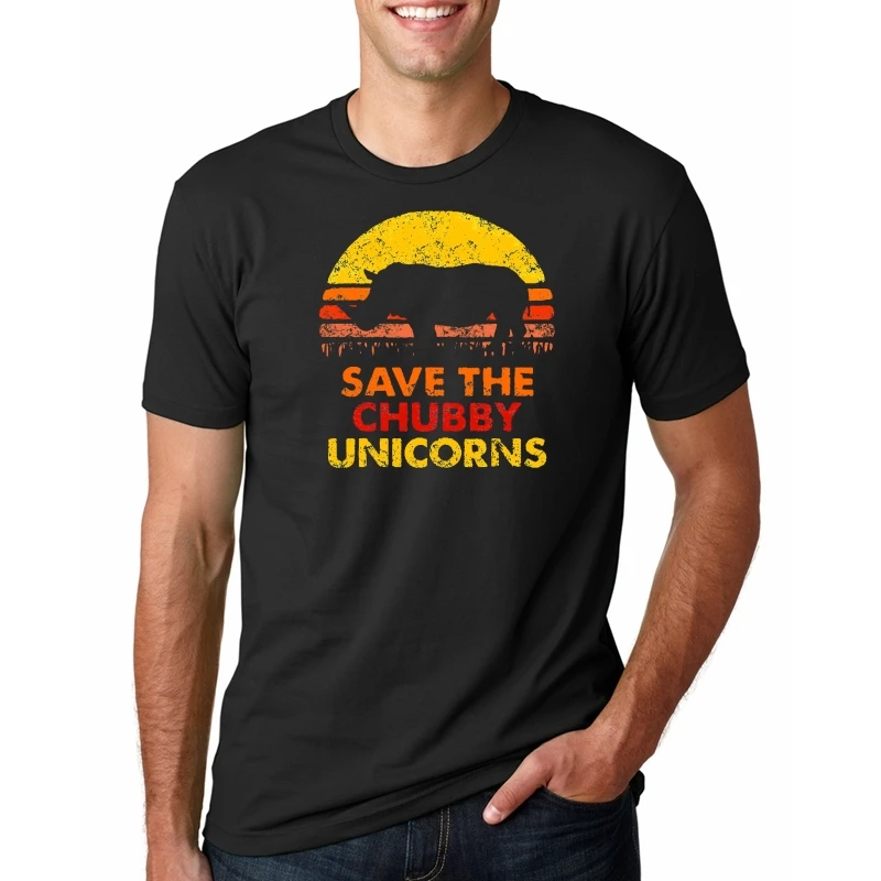 

Save The Chubby Unicorns Cute Geeky Nerd V-Neck T Shirt
