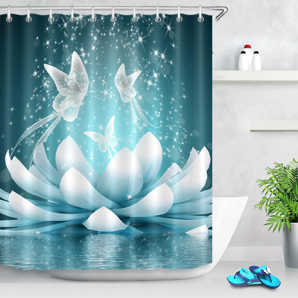 Beautiful Pink Lotus Flower Bouquet Isolated On White Waterproof