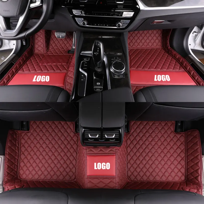 Пользовательские Leathercar коврики для Mercedes Benz все модели E C GLA GLE GL CLA ML GLK CLS S R A B CLK SLK G GLS GLC vito коврик