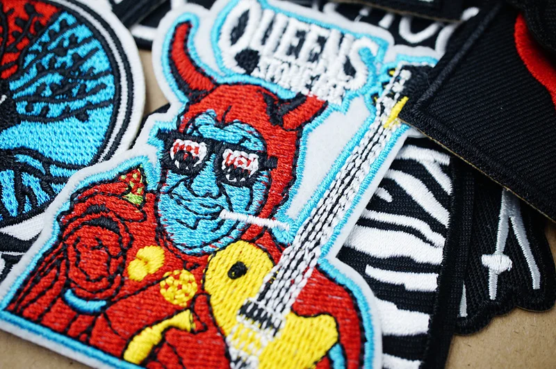 BAND Patches Cloth Mend Decorate Clothes Apparel Sewing Decoration Applique Badges Patch ROCK STAR