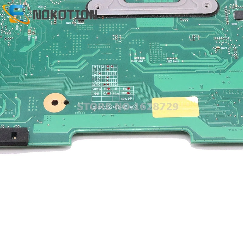 NOKOTION материнская плата для ноутбука Toshiba Satellite L650 HM55 DDR3 1310A2332403 v00021890 6050A2332401-MB-A03 основная плата