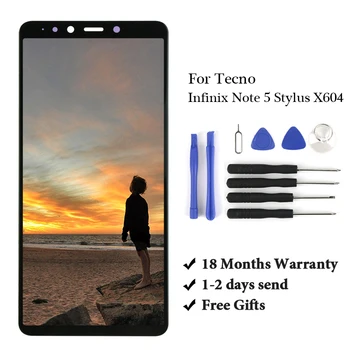 

10 PCS Brand New For Tecno Note 5 X604 Lcd Digitizer High Quality Assembly Replacement For Infinix Note 5 X604 LCD Screen