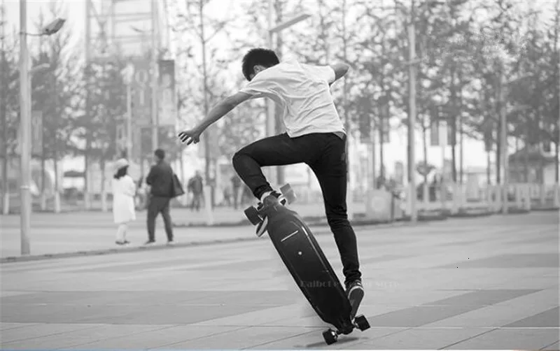 Four Wheel Electric Scooter Smart Self Balancing Scooters 600W Hub Motor Electric Longboard Skateboard Without Remote Controller  (4)